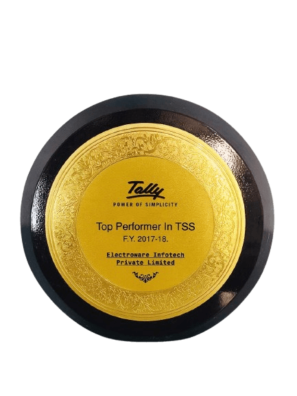 Top Performer in TSS Award - Electroware Infotech