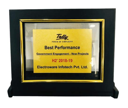 Best Performance Award, Government Engagement - Electroware Infotech